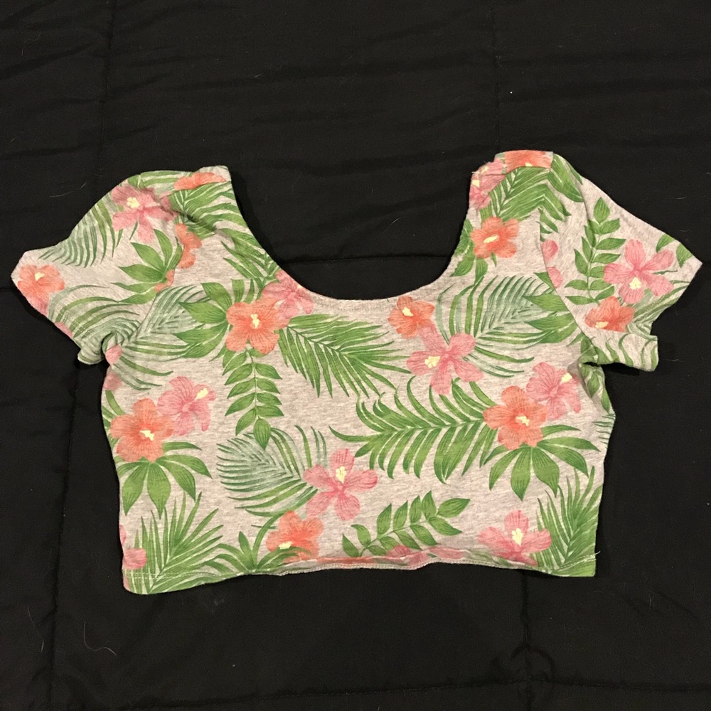 Cropped Hawaiian Shirt!